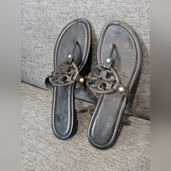 Tory Burch MILLER PATENT SANDAL - Picture 4 of 14